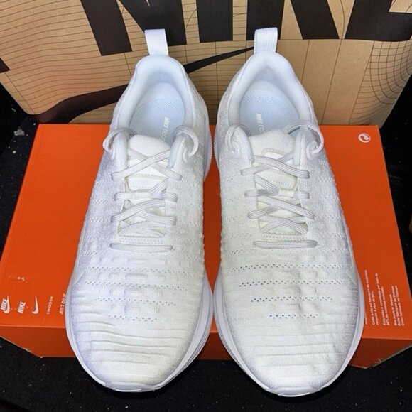 NEW Nike ReactX Infinity Run 4 Wide 4E White FN0881-100 Men Size 8.6 main image 4